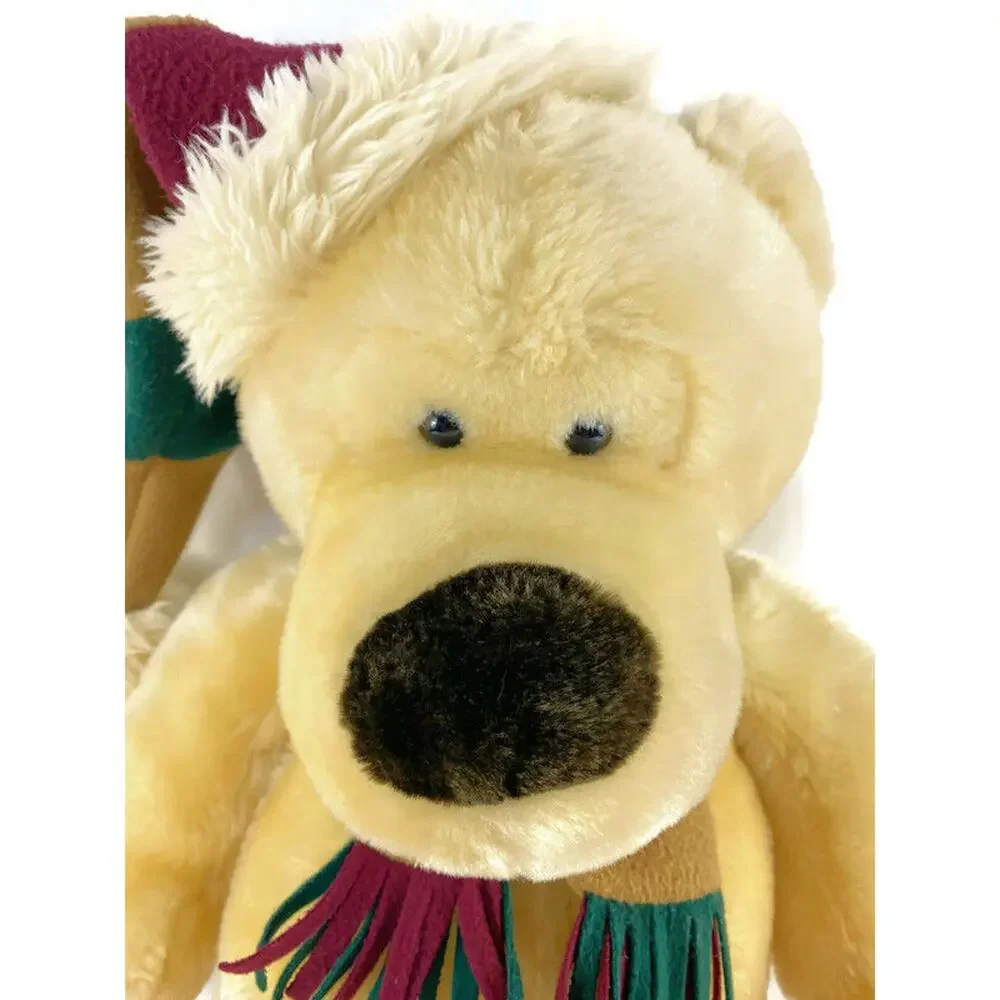 Winter Teddy Bear Brown With Stocking Hat and Scarf Large 22